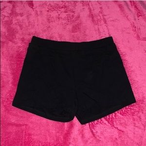 Black spandex shorts